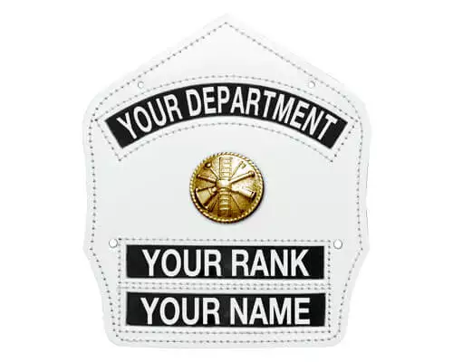 Fire Helmet Leather Fronts - Image 2