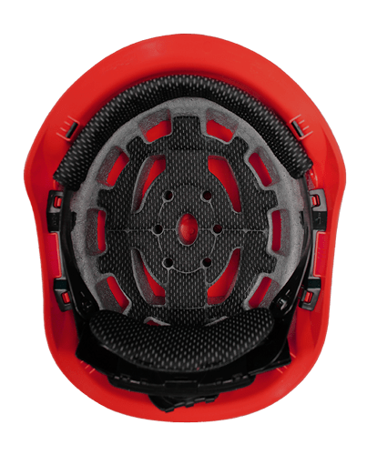 Foam interior of the Bullard CEN10 safety helmet